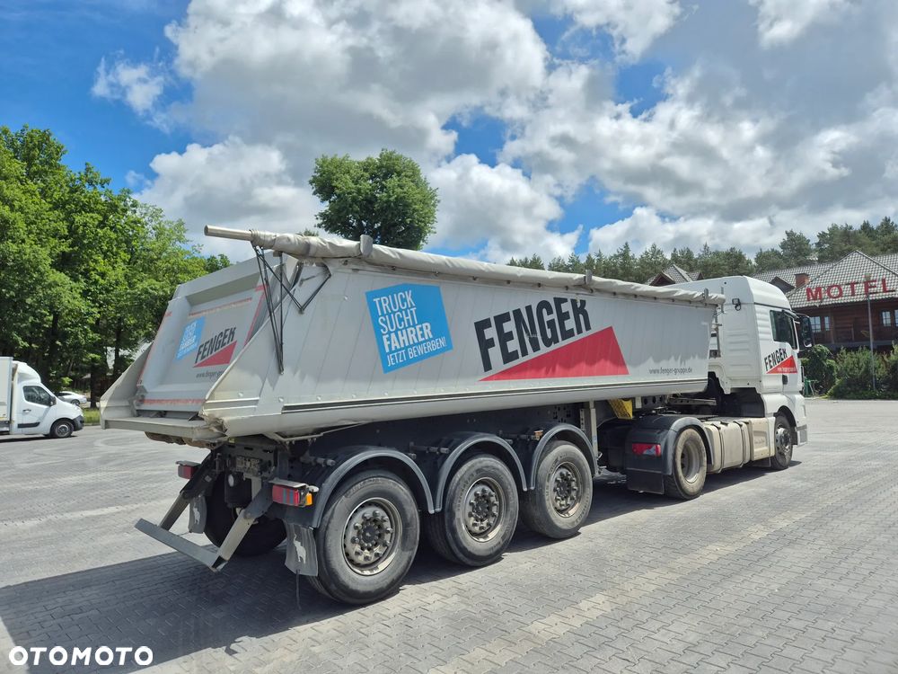 Schmitz Cargobull Waga: 5163kg SKI 24 SL 7.2 / z Niemiec / Podnoszona oś / Aluminiowa wywrotka / - 40