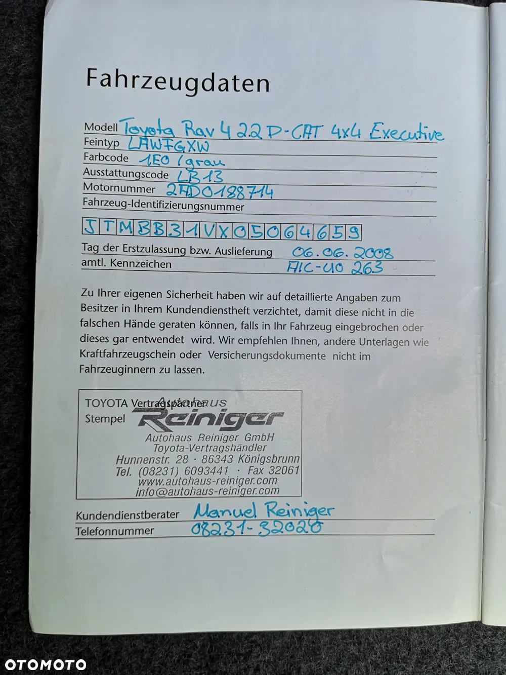 Toyota RAV4 2.2 D-CAT 4x4 Executive - 10