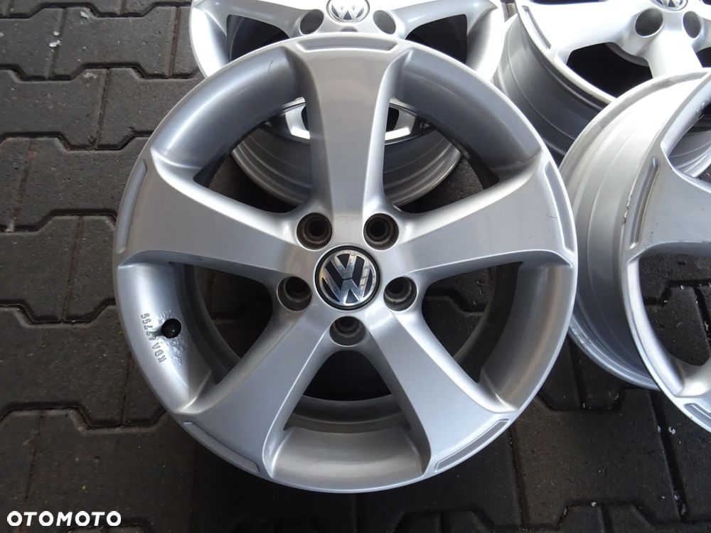 5x100x57 6Jx15 ET40 Volkswagen oryginalne felgi 15 - 2