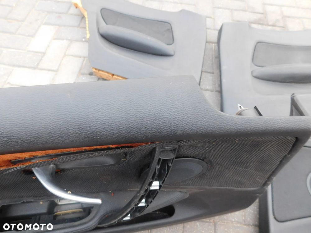 boczki drzwi tapicerka BMW E81 3D M-PAKIET CZARNA - 11