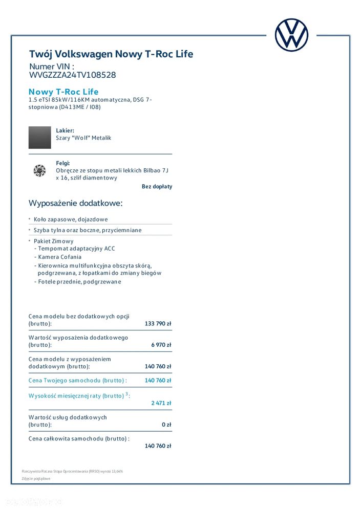Volkswagen T-Roc 1.5 eTSI Life DSG - 4