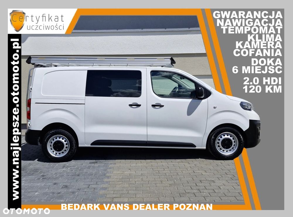 Citroën JUMPY M, BRYGADÓWKA, 6 miejsc, DOKA, kamera cofania, nawigacja, tempomat, klima