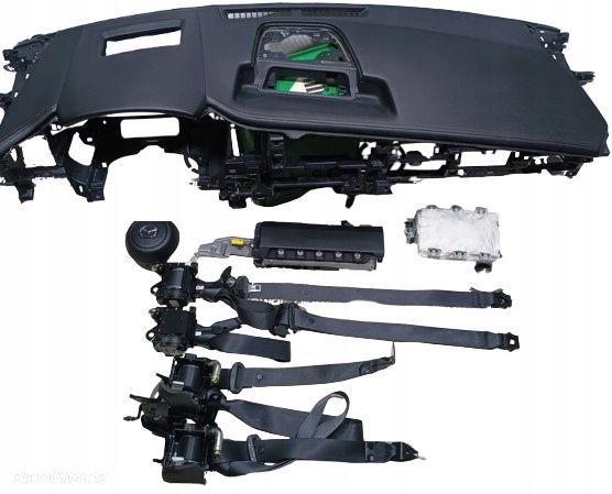 komplet poduszki deska pas pasy mazda cx30 - 1