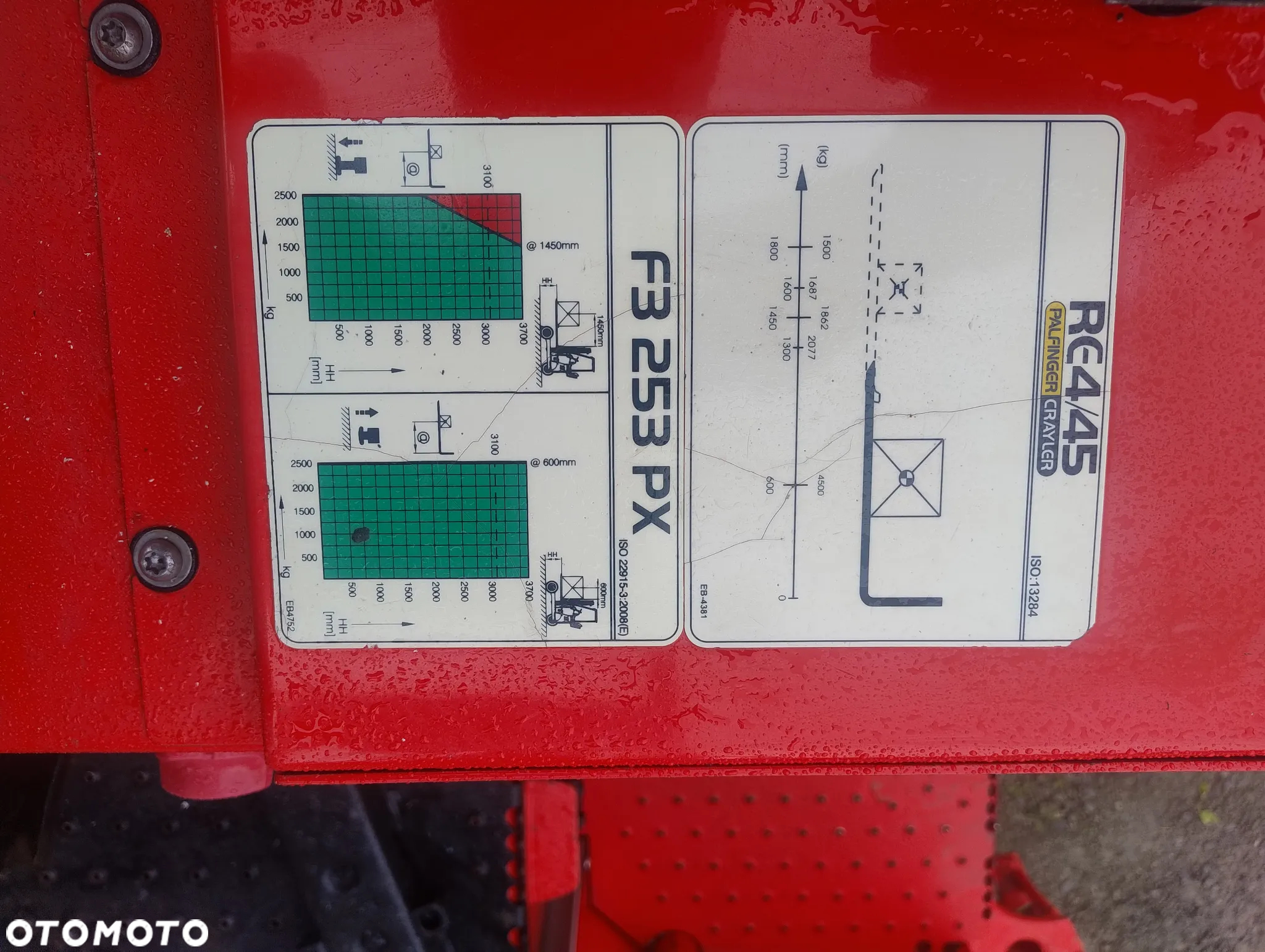 Palfinger Wózek widłowy Palfinger F3 253 PX - 12