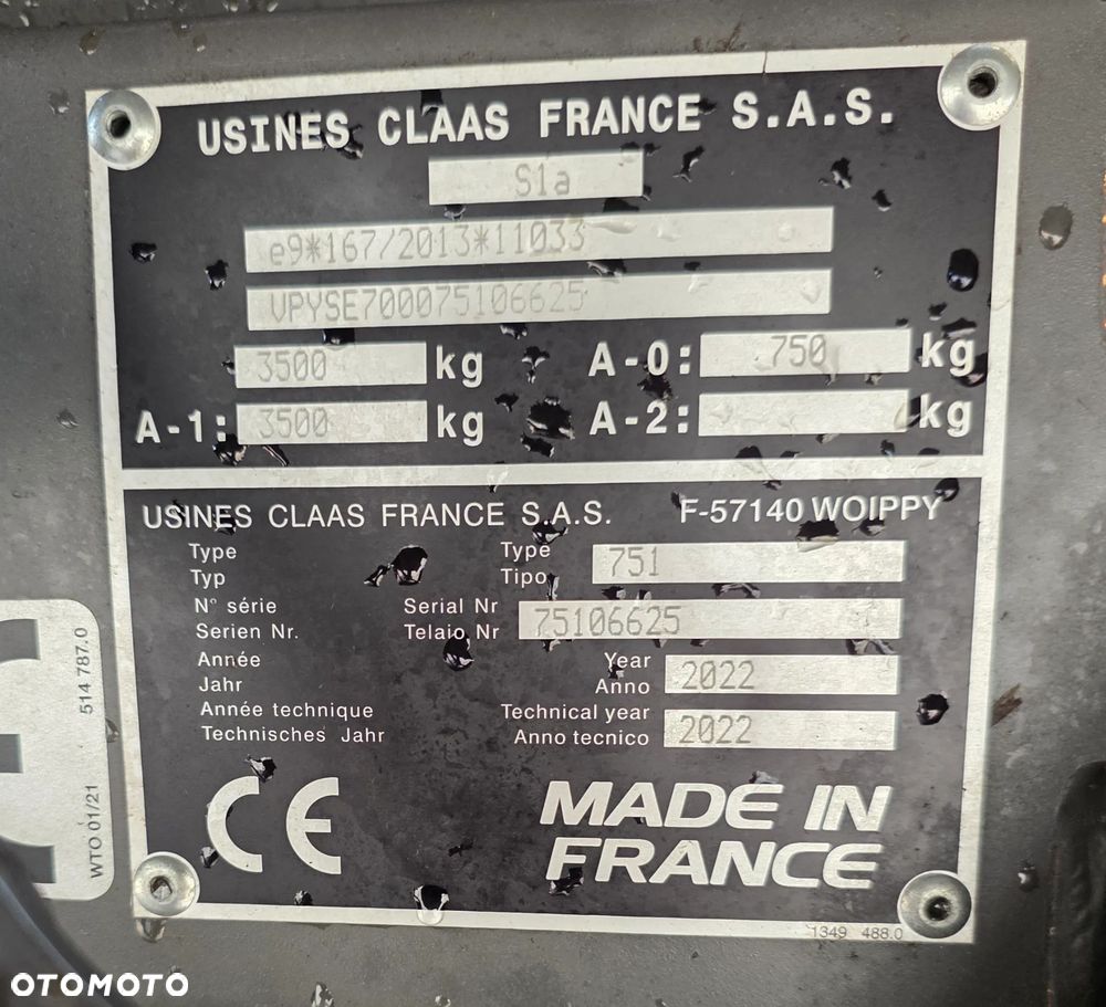 Claas Variant 460 RF - 22