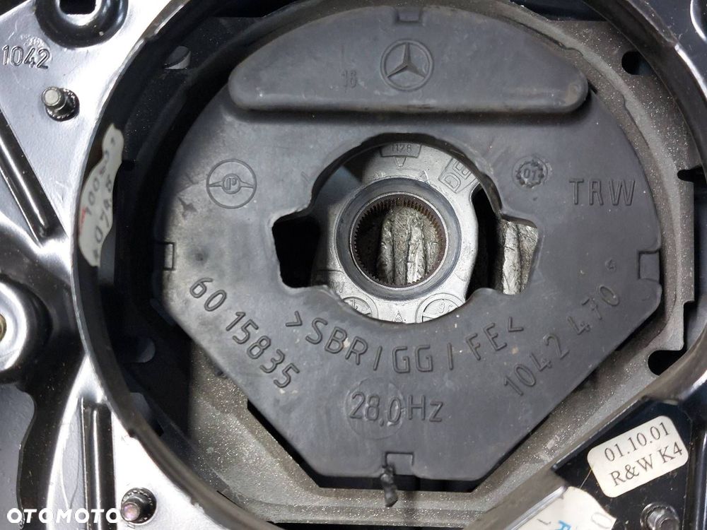 KIEROWNICA DREWNO MULTIFUNKCJA + PODUSZKA MERCEDES-BENZ W220 S320 22046009 - 10
