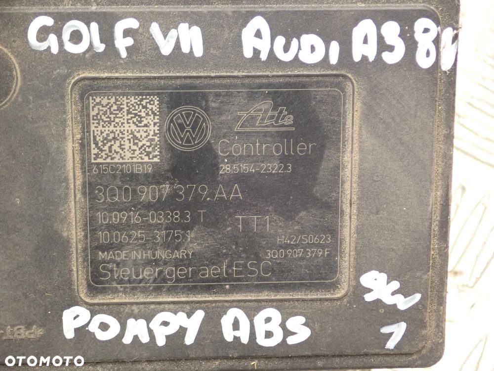 POMPA ABS - 1K0907379AC, 3Q0907379AA, 1K0907379BG, 7H0907379R, 1K0907379Q, 8R0907379L, 3Q0907379AB, 8E0927317E - 3