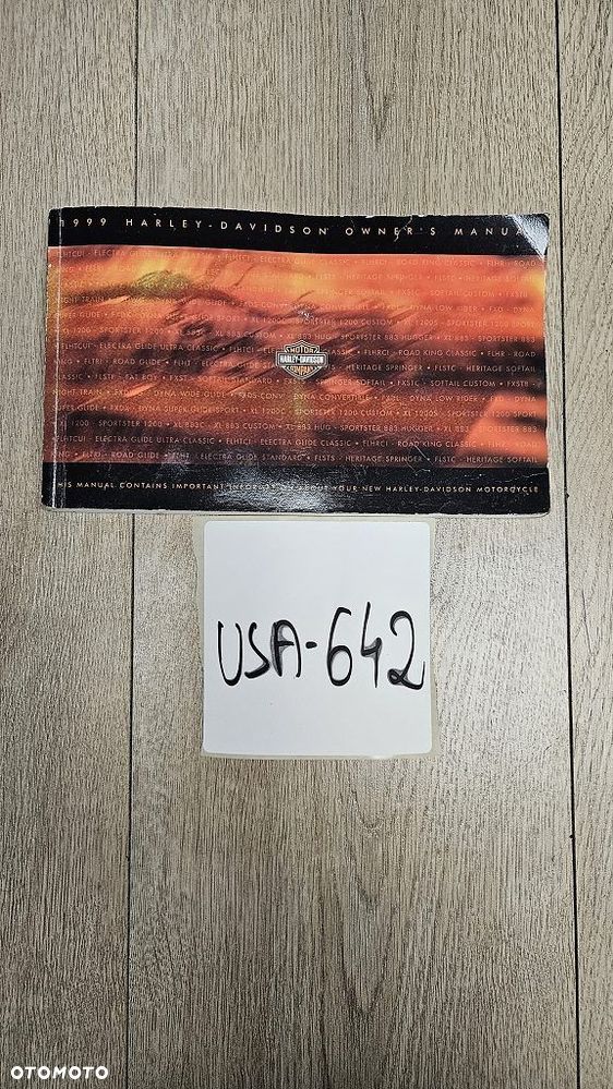 Oryginalna Instrukcja Obsługi Harley-Davidson 99r Wszystkie Modele 99466-99 - 1