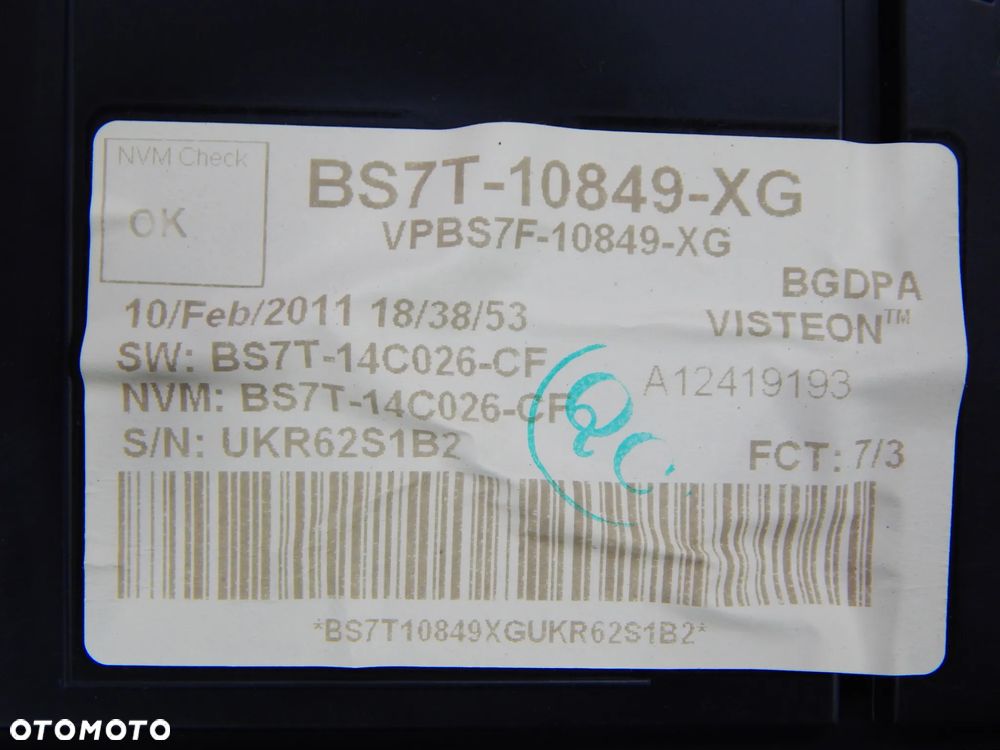 Licznik 2.0 Tdci Convers FORD Mondeo MK4 Kuga galaxy focus 09-15 Euro 5 Łuków części - 4