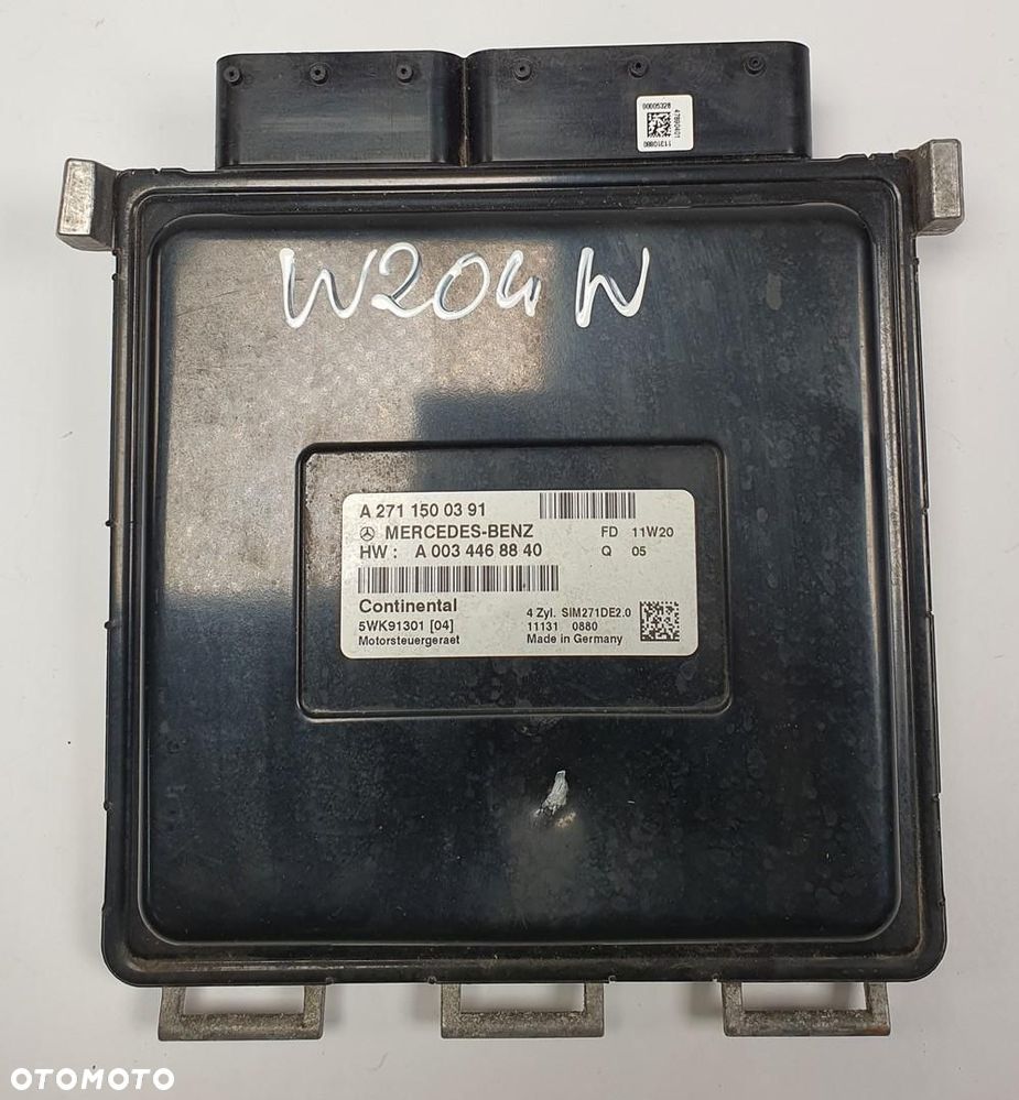 KOMPUTER STEROWNIK SILNIKA MERCEDES W204 1.8 CGI A0034468840 - 1