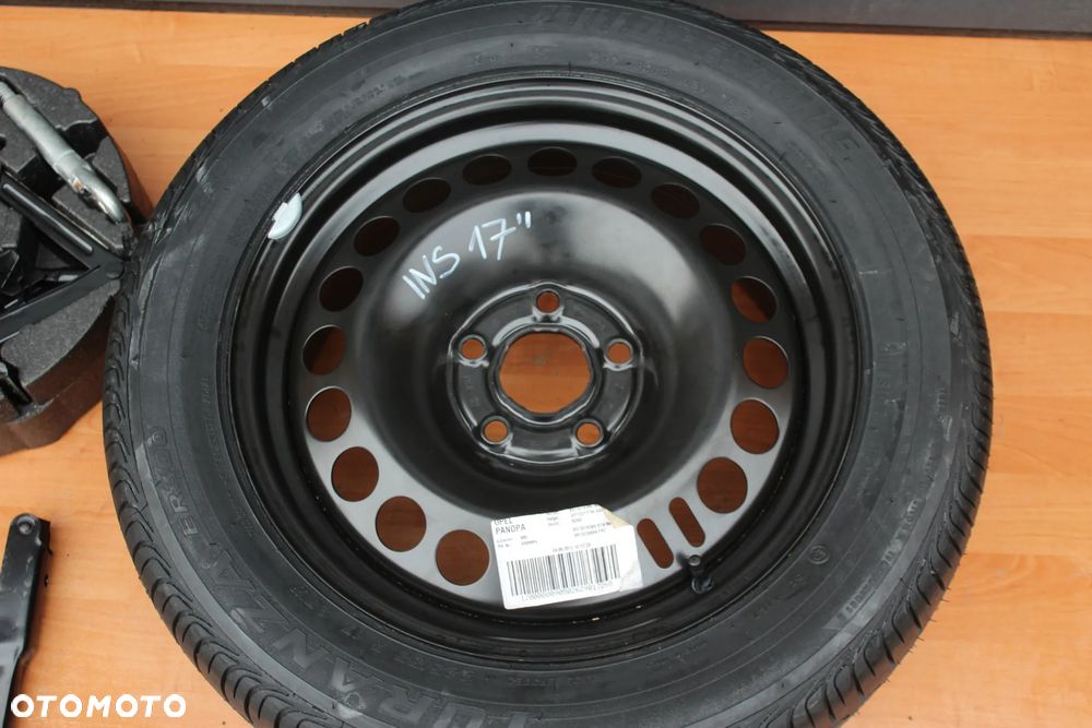 KOŁO ZAPASOWE ZESTAW NAPRAWCZY OPEL INSIGNIA A 225/55 R17 5x120 IS41 BRIDGESTONE - 2