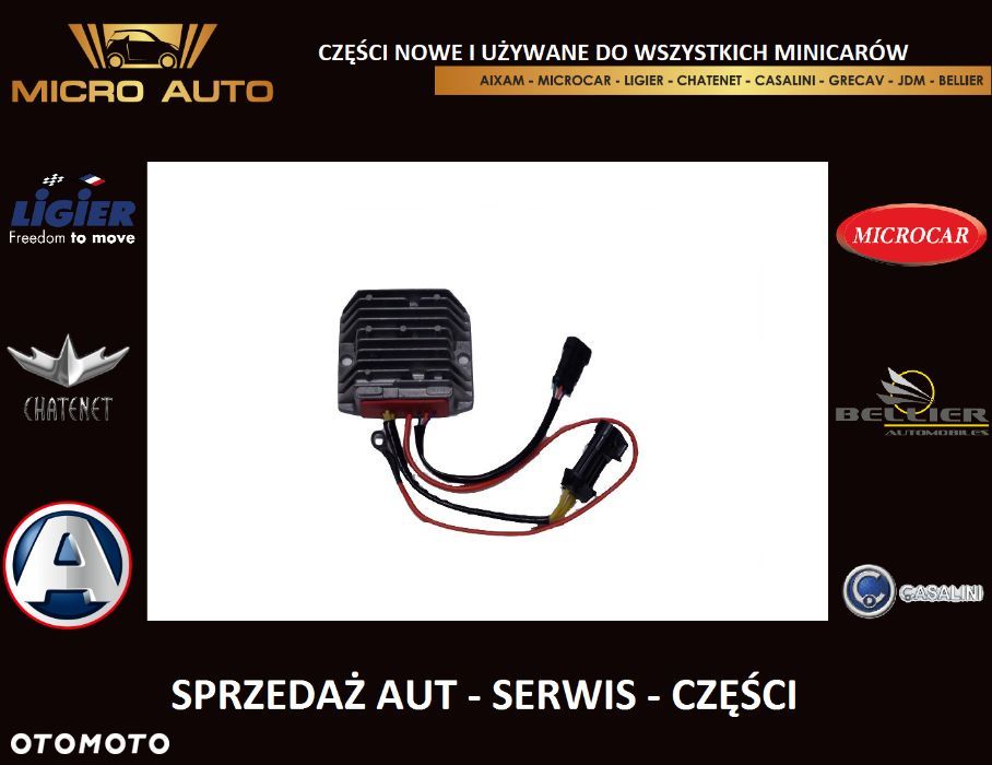 Regulator napięcia Lombardini Microcar Aixam Ligier Chatenet Grecav - 1