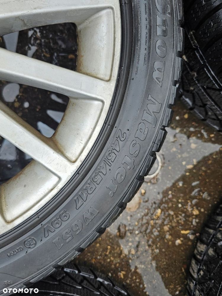KOŁA FELGI ZIMOWE OPONY AUDI 245/45/17 R17 5x112 - 10