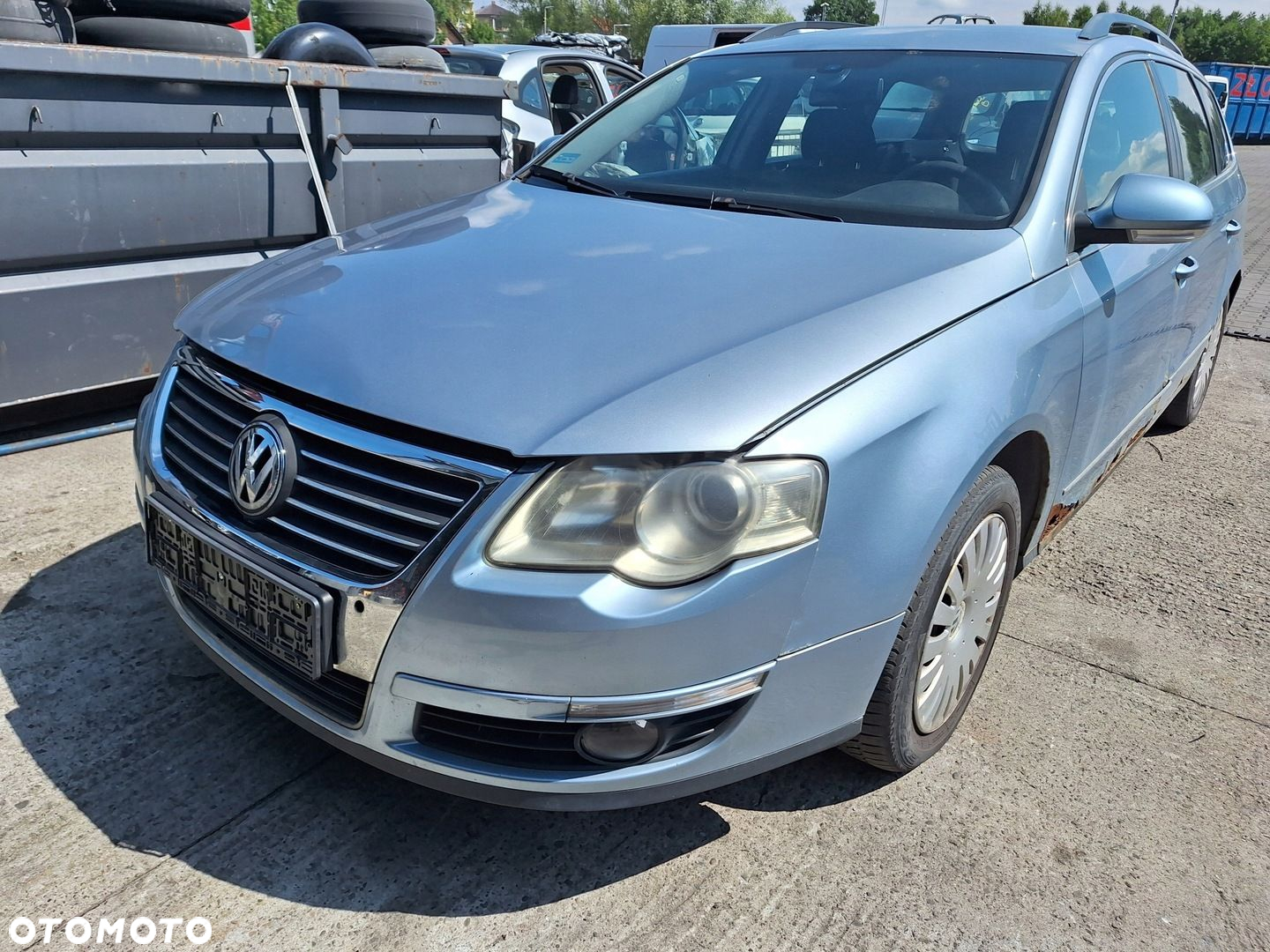VW VOLKSWAGEN PASSAT B6 3C 3C5 KOMBI VARIANT PÓŁKA CZARNA ROLETA BAGAŻNIKA - 6