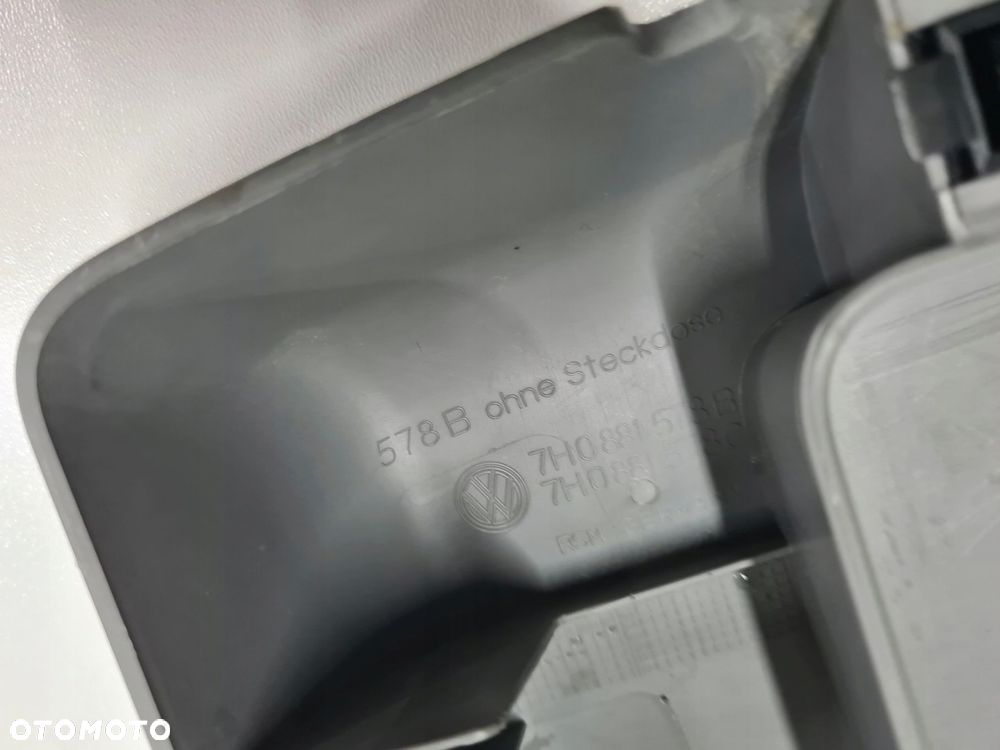 VW T5 T6 schowek podstawy fotel pasażera SZARY 7H0881578B - 4