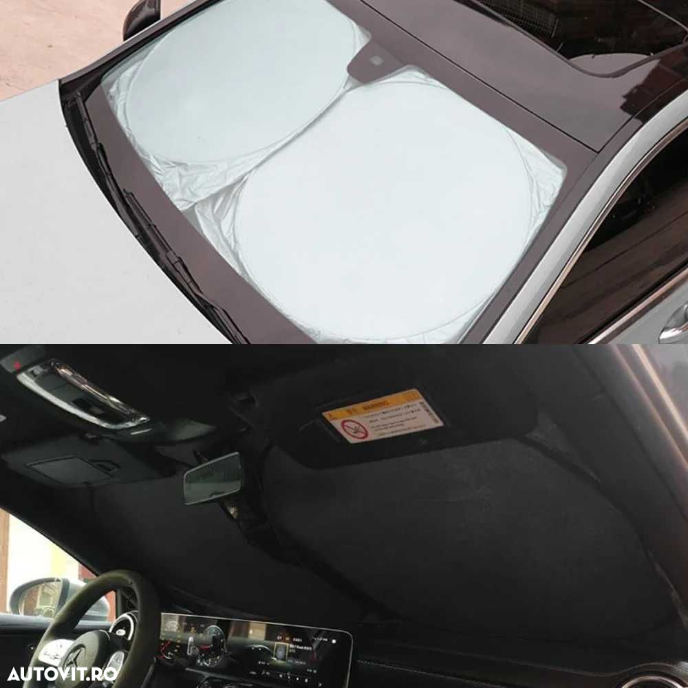Parasolar AUTO Parbriz Dedicat BMW Seria 5 G30 140x70cm, Ultra Pliabil - 4