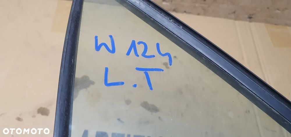 Szyba lewy tył tylna lewa Mercedes W124 Sedan AS2 - 5