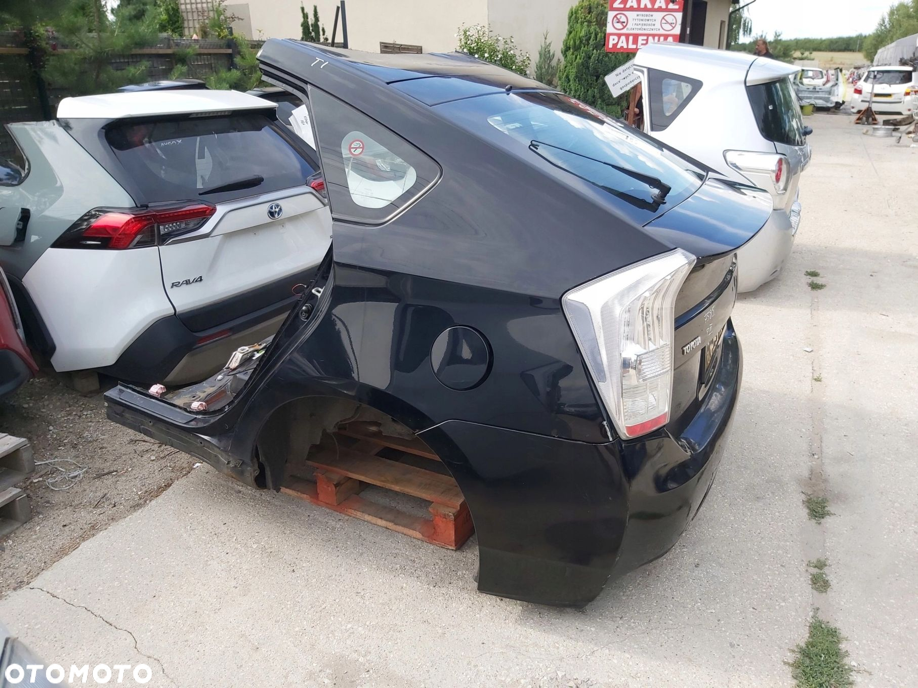 Toyota Prius III kompletny tył zderzak klapa lampa błotnik pas tylny wanna - 4