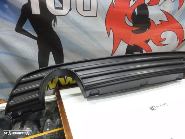 Para-choques traseiro em fibra VW Golf 4, IV R-line LOOK C/1 saída simples, dupla, 2 saídas ou sem saídas de escape - 16