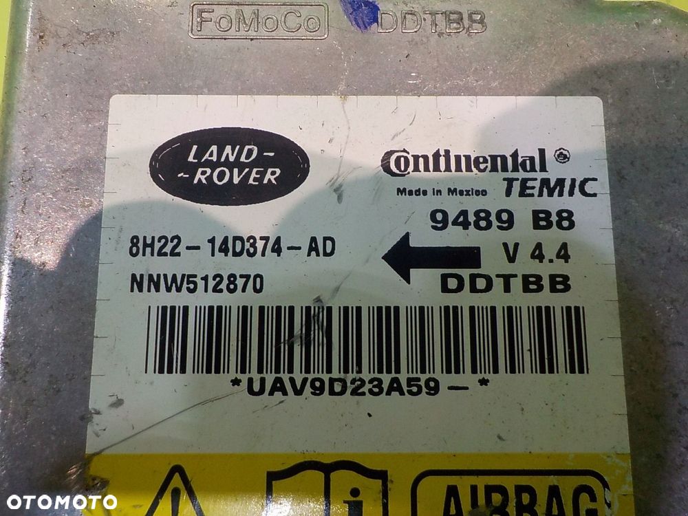 DISCOVERY III 3 2.7 TD V6 09r 5D modul sensor AIRBAG 8H22-14D374-AD - 6