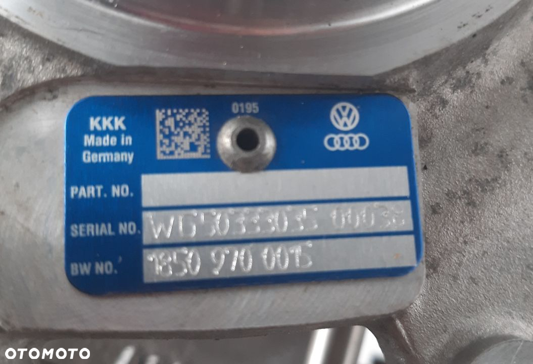 TURBOSPRĘŻARKA BorgWarner KKK Crafter 2.0 TDI 16359700054 - 5