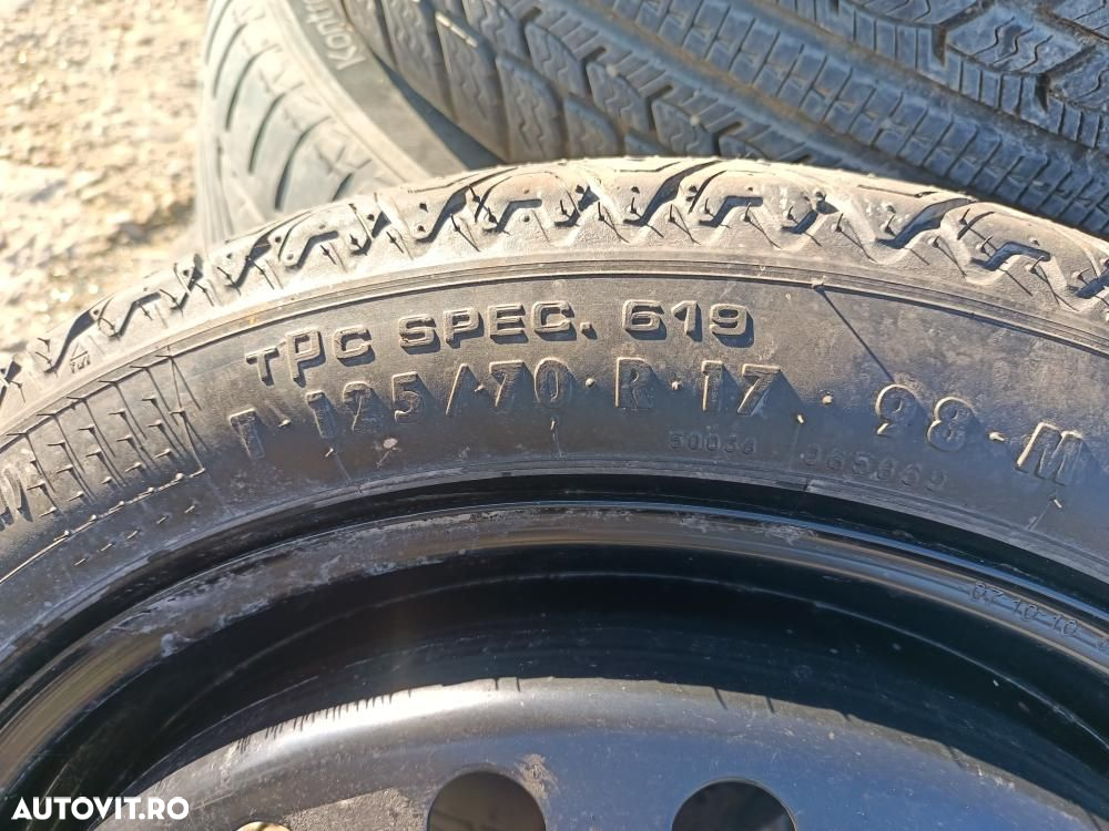 roata rezerva bmw 125/70/r17 - 2