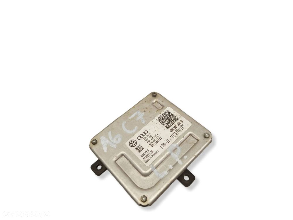 Przetwornica Moduł Lampy XENON LED Audi A6 S6 C7 4G 4G0907397D - 9