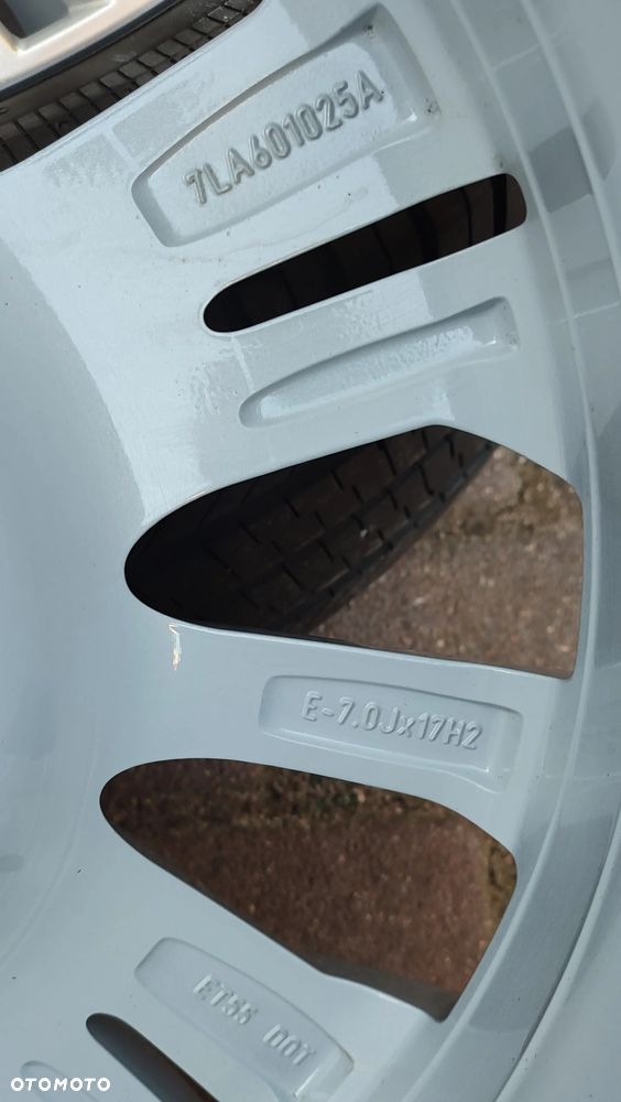 Koła Felgi Aluminiowe Oryg Volkswagen T6 Multivan T5 17 Cali 5x120 Et55 Continental 215/60/17C 2021r 4x8,5mm Idealne !! Starogard Gdański - 12