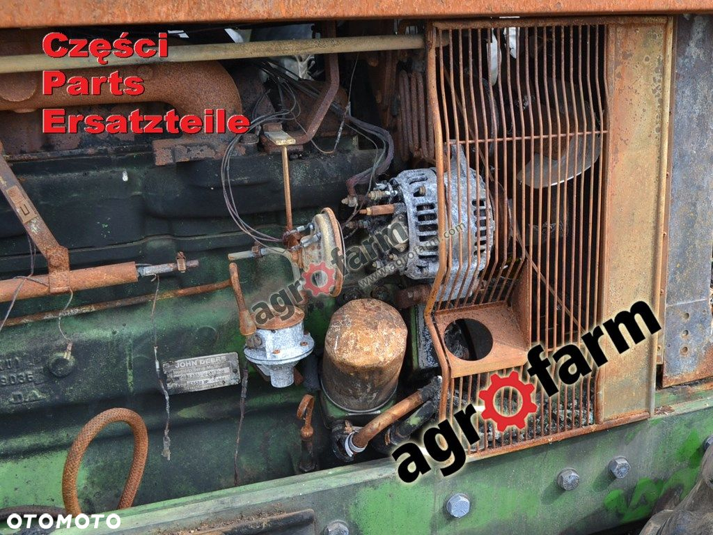 John Deere 3650 części, silnik, skrzynia biegów - 3