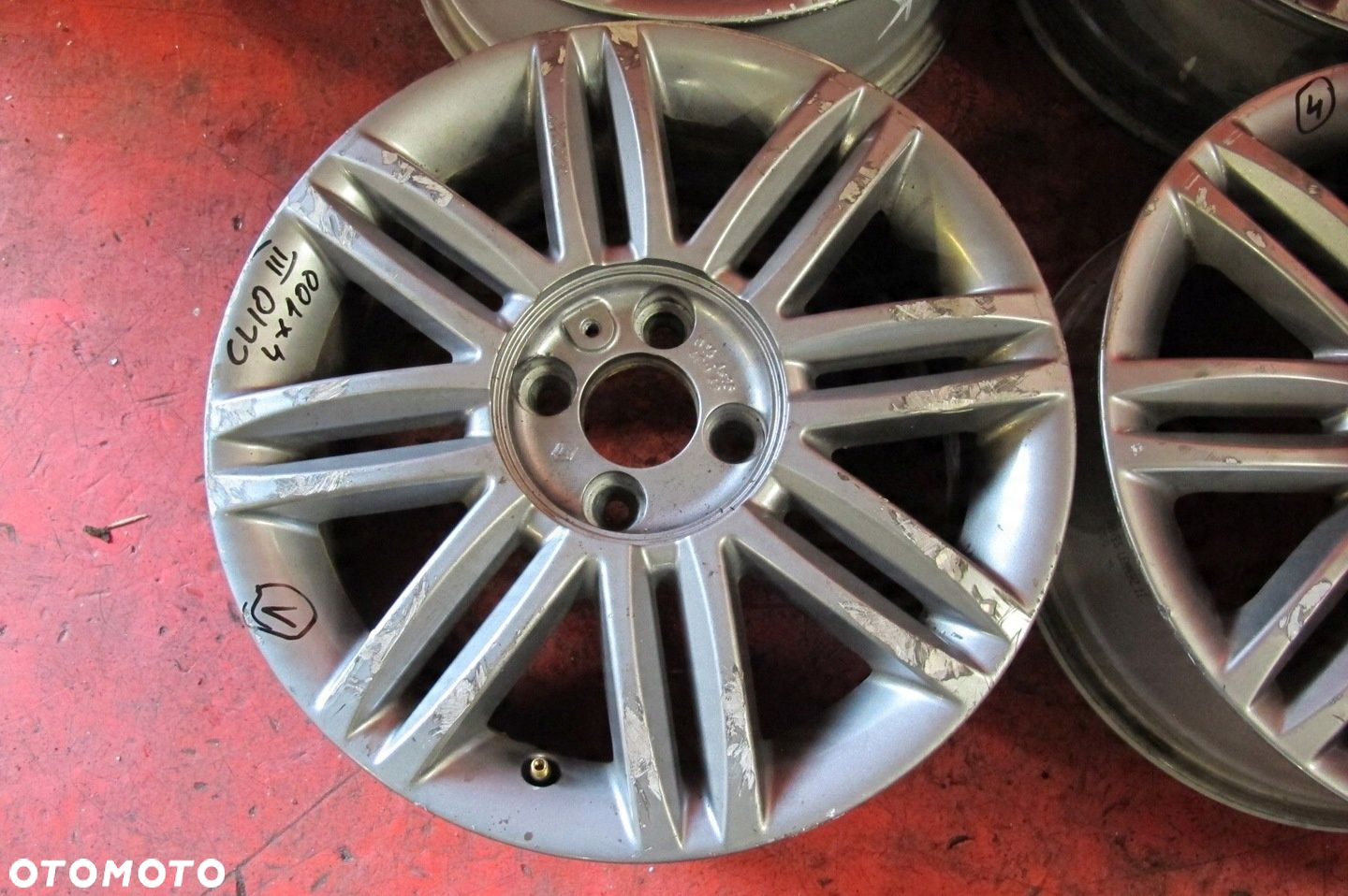 RENAULT CLIO 3 III FELGI ALUMINIOWE 16 4x100 6.5J ET43 KOMPLET - 2