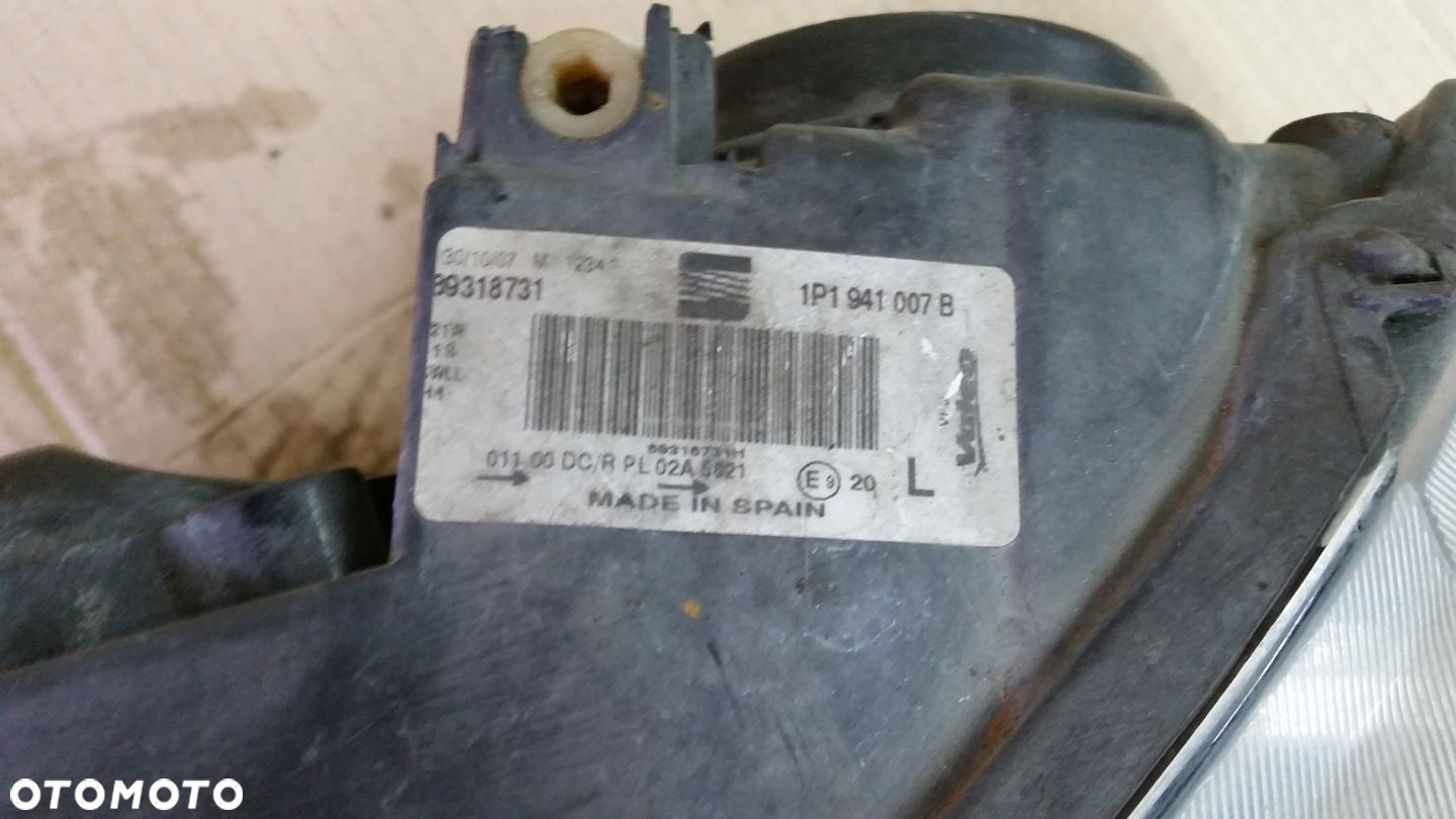 LAMPA LEWA BI- XENON SKRĘTNY SEAT LEON II 1P1941007B EUROPA NA CZĘSCI - 5