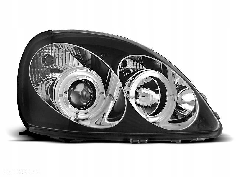Lampy Reflektory Toyota Yaris 99-03 Ringi Black - 1