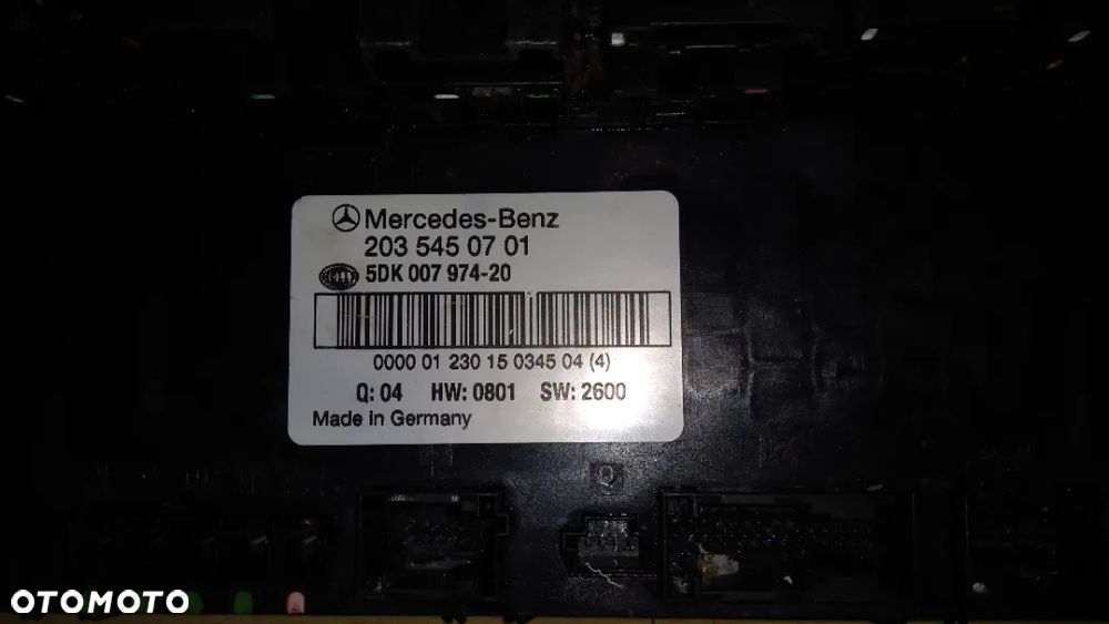 Moduł SAM Mercedes klasa C W203 2035450701 - 5