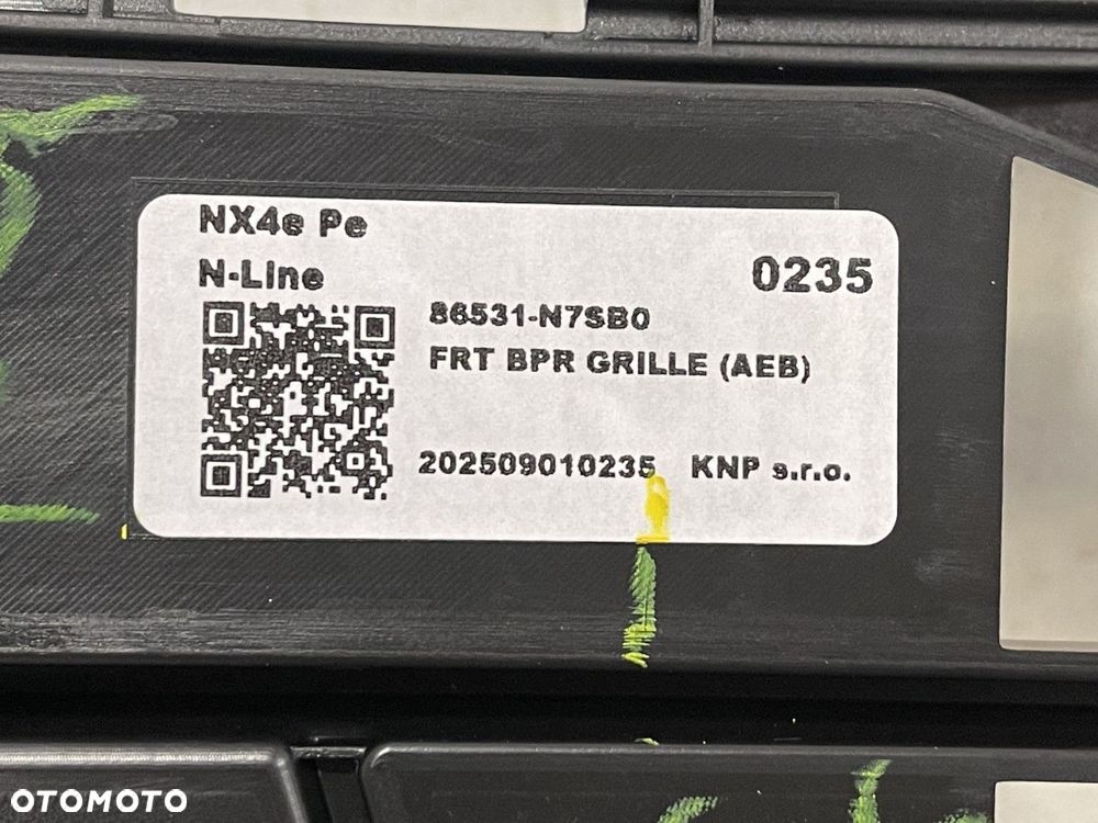 NOWA ORYGINALNA KRATKA ZDERZAKA PRZEDNIEGO HYUNDAI TUCSON IV 4 N-LINE LIFT 24-26 86531-N7SB0 - 6