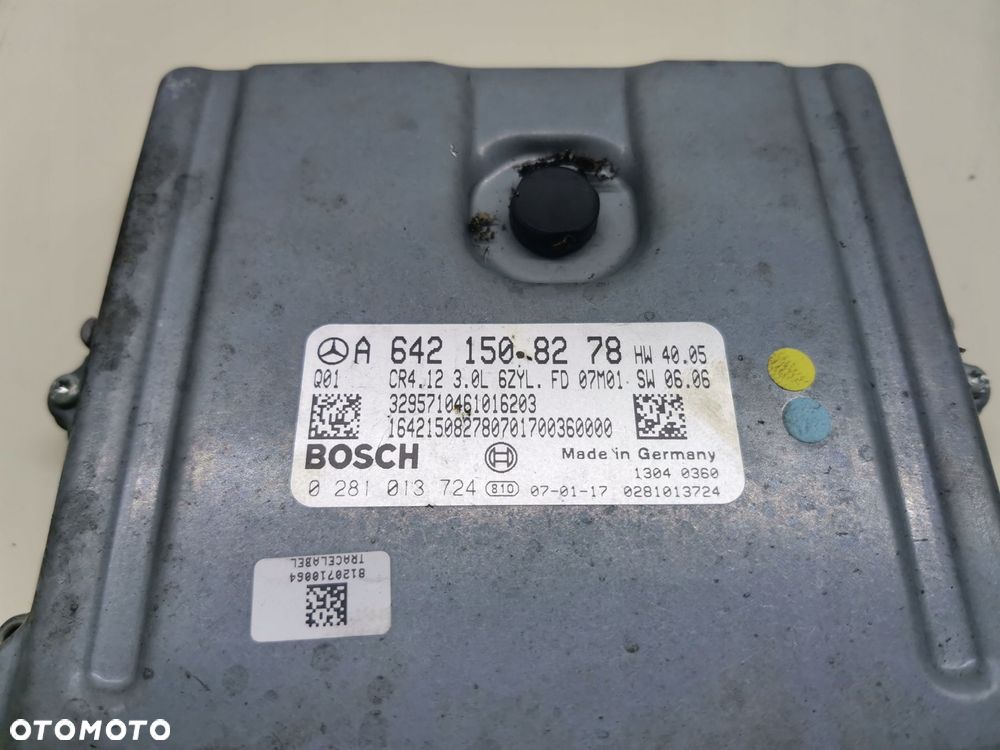 STEROWNIK SILNIKA KOMPUTER ECU MERCEDES W211 3.0 CDI A6421508278 0281013724 - 6