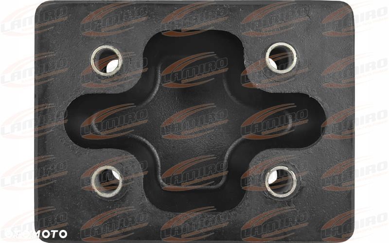 ODBÓJ ODBOJNIK GUMOWY NACZEPY SCHMITZ 165x125x75 4 OTWORY - 3