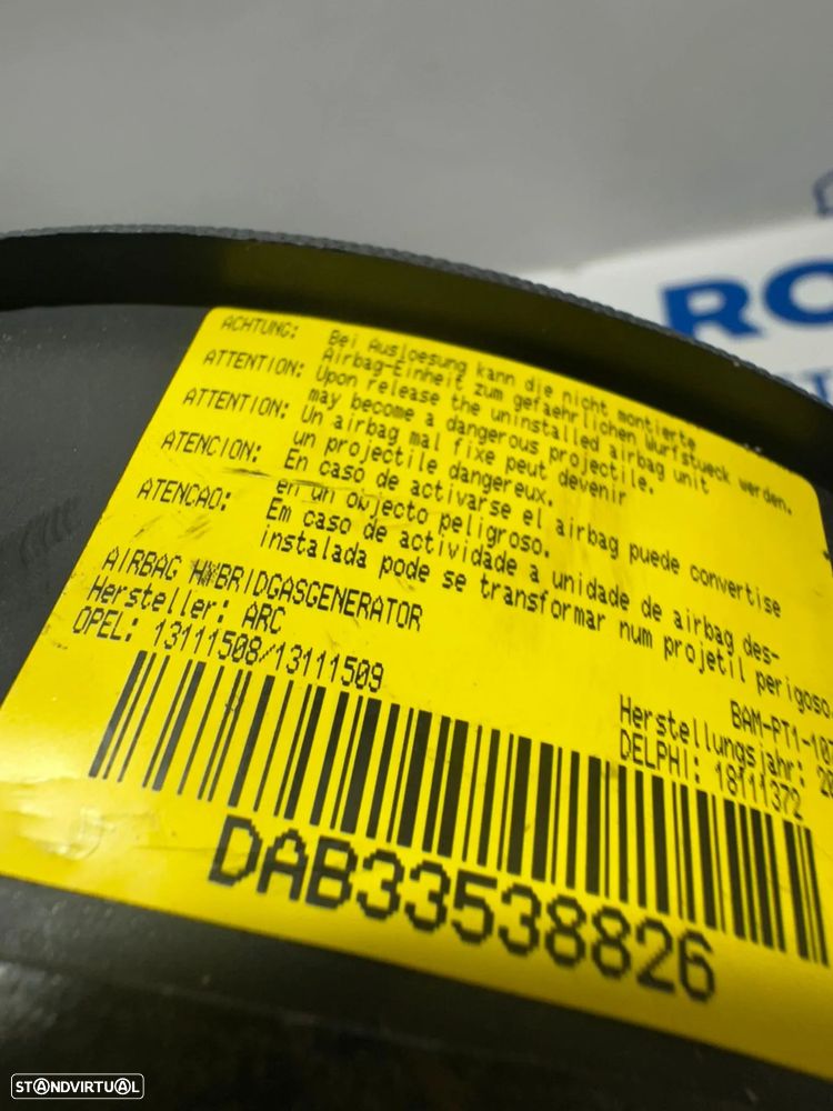 .Airbag Volante Condutor GM Opel Corsa Combo 13111508 2000 - 2011 - 8