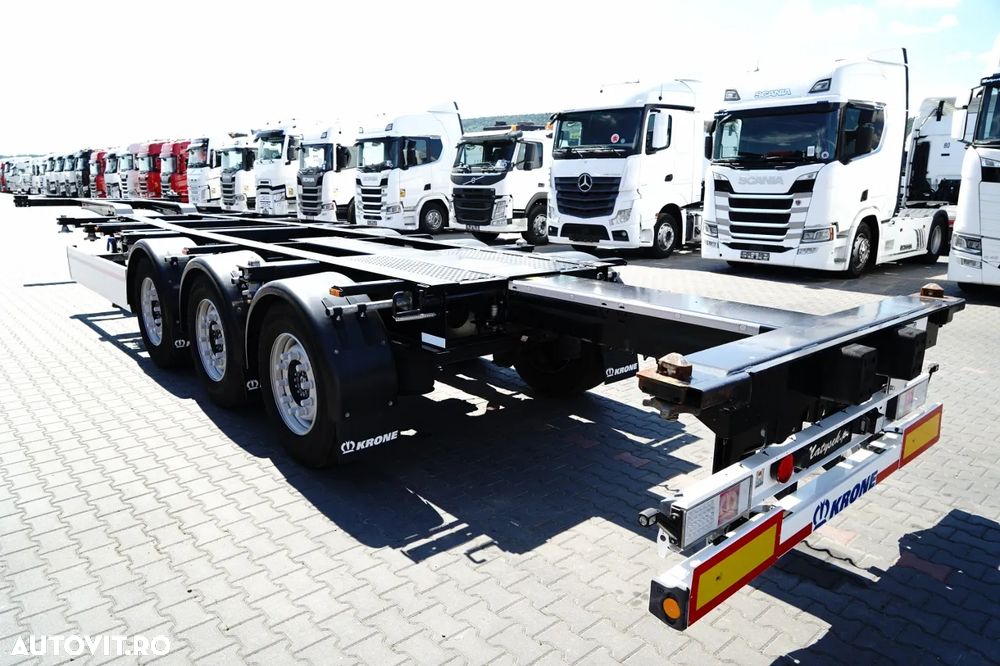 Krone KRONE / SEMIREMORCĂ CONTAINER / PUȚIN UTILIZAT / UNIVERSAL / 2023 / SPATE EXTENSIBIL / PENTRU TOATE CONTAINERELE / AXE RIDICABILE / AXE KRONE - 12