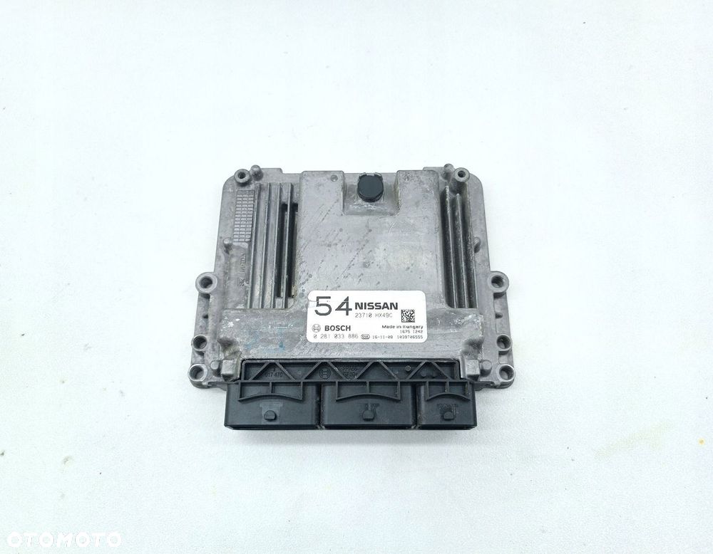 KOMPUTER SILNIKA STEROWNIK NISSAN QASHQAI J11 1.6 DCI 0281033886 - 1
