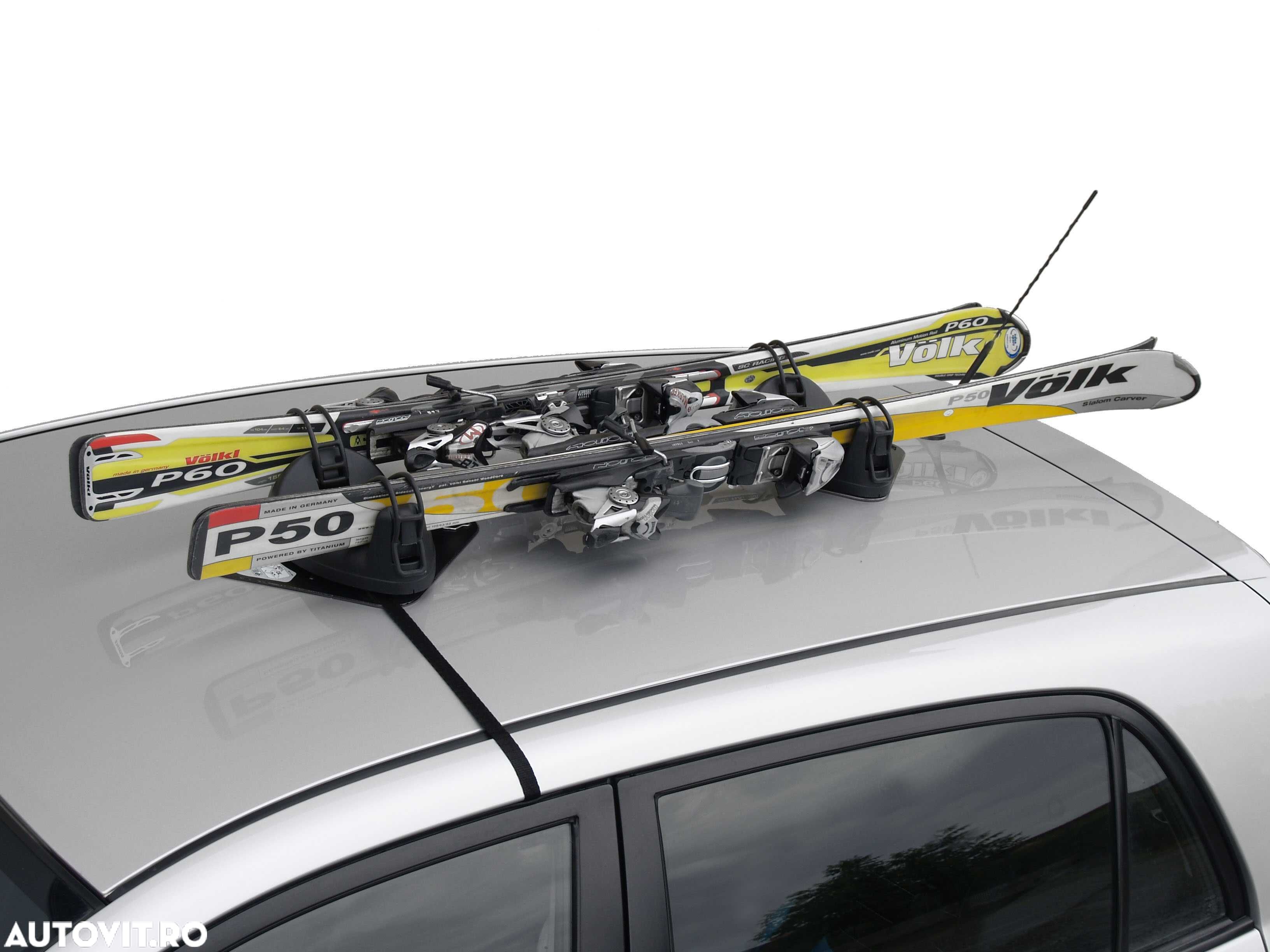 Suport schi Menabo Igloo cu prindere magnetica, 2 perechi ski - 1
