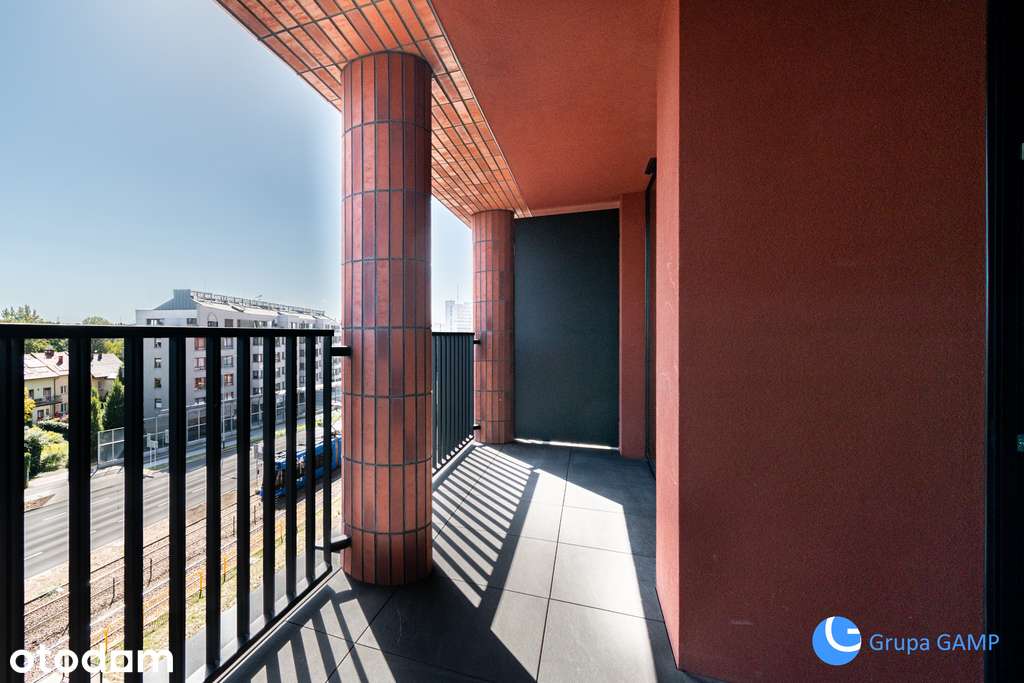 Nowe 2-pok. NOHO Wieża *Młyny Mogilska* balkon