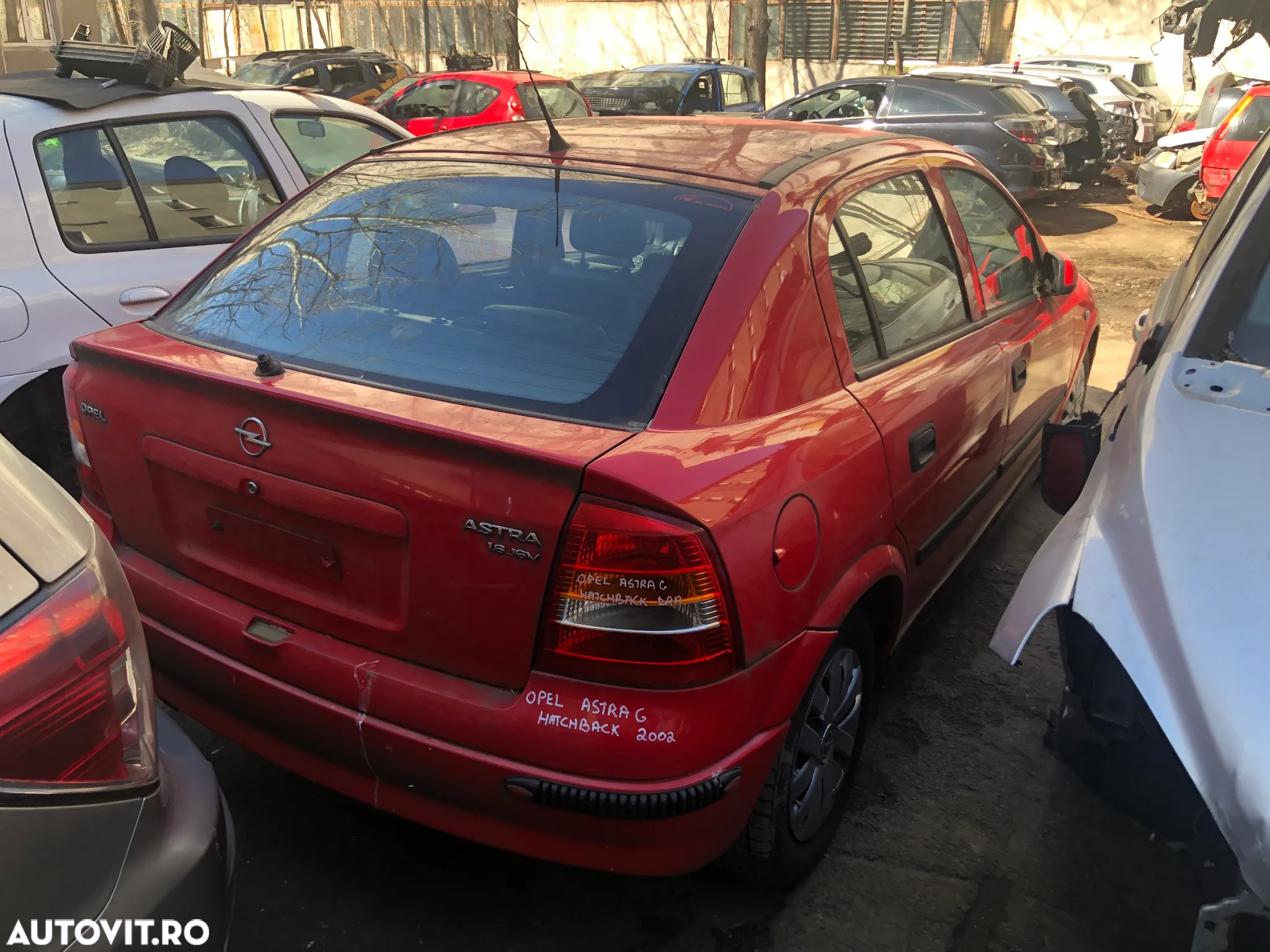 Bara spate Opel Astra G hatchback rosu 2008 - 9