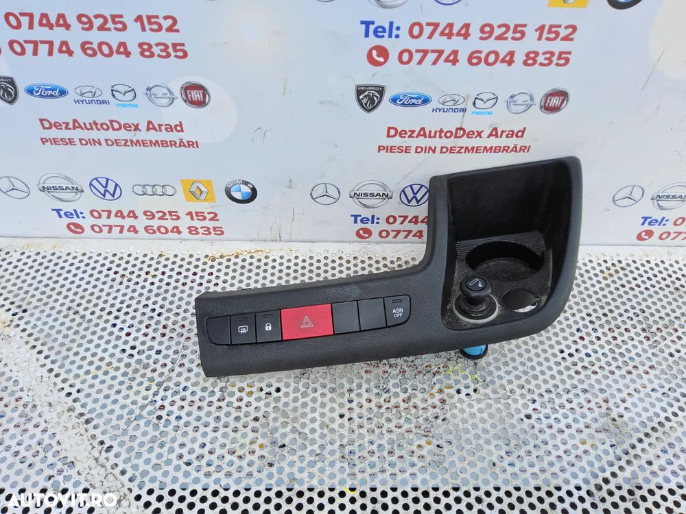 Panou comutator lumini Peugeot Boxer Citroen Jumper Fiat Ducato 2014-2025 panou avarii cod 7355861650 bricheta - 1