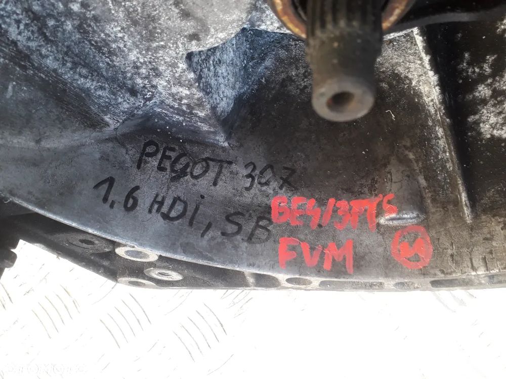Skrzynia Biegów FVM Peugeot 307 1.6 HDI - 3