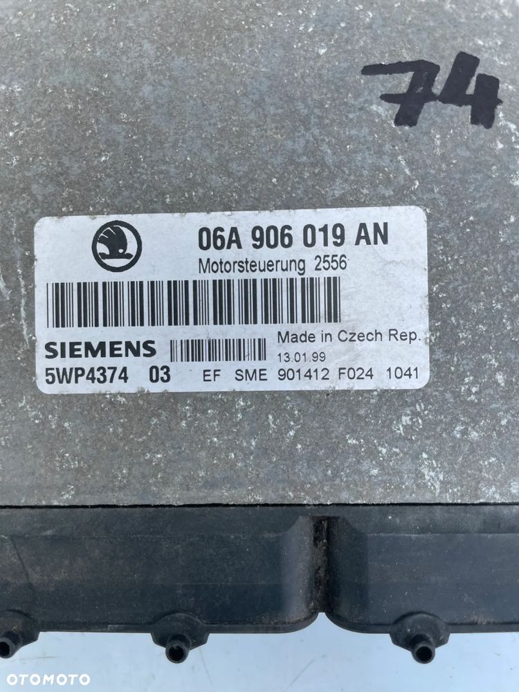 STEROWNIK SILNIKA SKODA OCTAVIA I 1.6 06A906019AN - 2