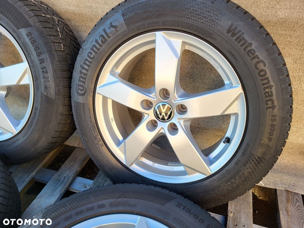 [K333] Koła zimowe 17 Cali 5x112 + Opony 215/65/17 8mm VW TIGUAN 23r - 5
