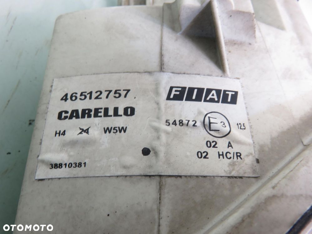 LAMPA LEWA PRZEDNIA FIAT SEICENTO 46512757 - 2