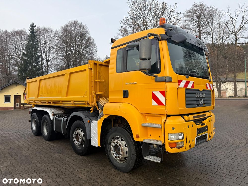 MAN 35.440 TGA wywrotka 8x4, 3-str. DAUTEL, BORDMATIC, 414 t.km., 20 TON! - 10