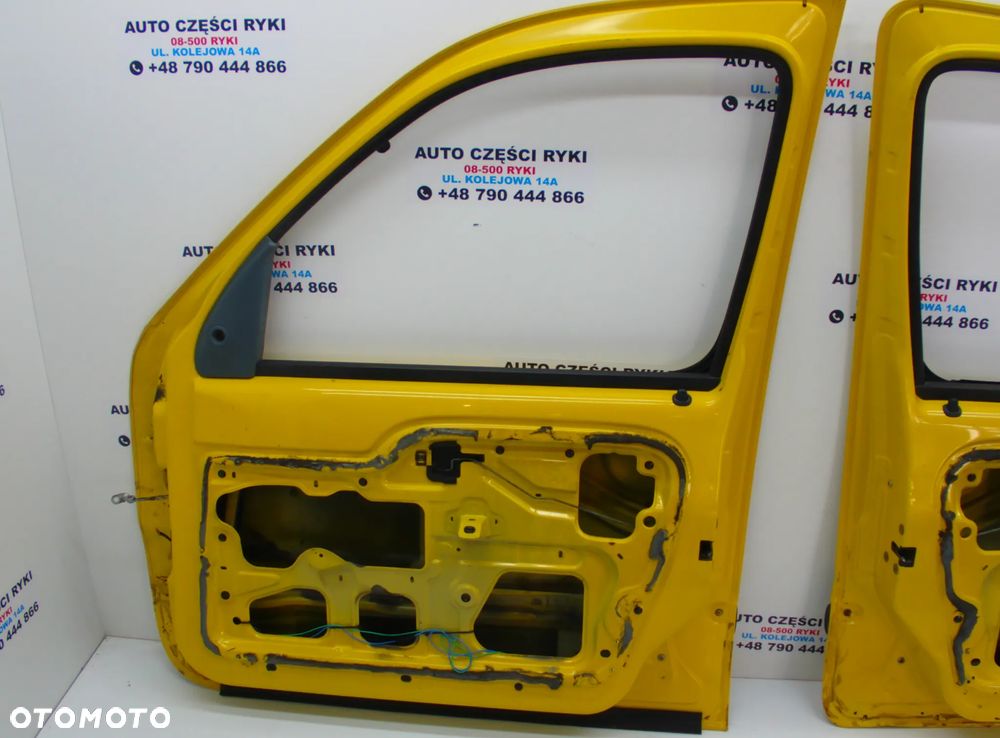 Renault kangoo I Drzwi prawe lewe żółte - 12