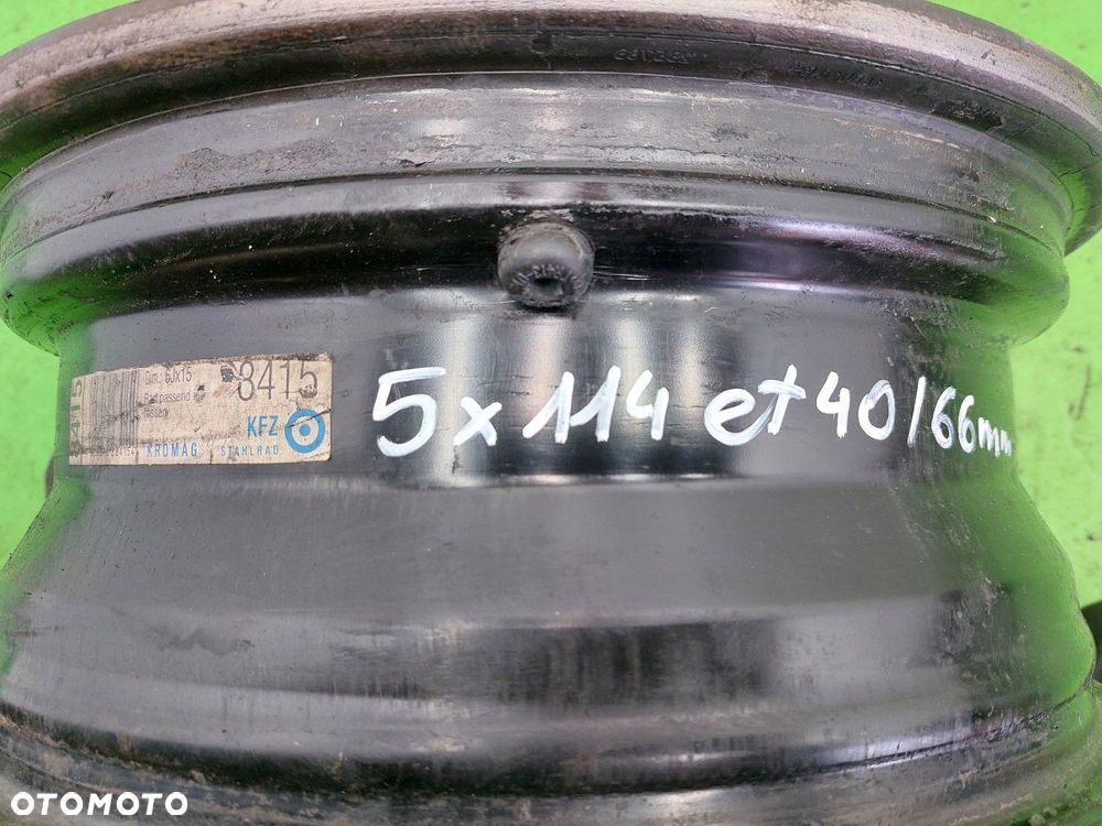 Felgi stalowe Nissan Almera Tino 6J X 15 ET 40 5X114.3 - 6